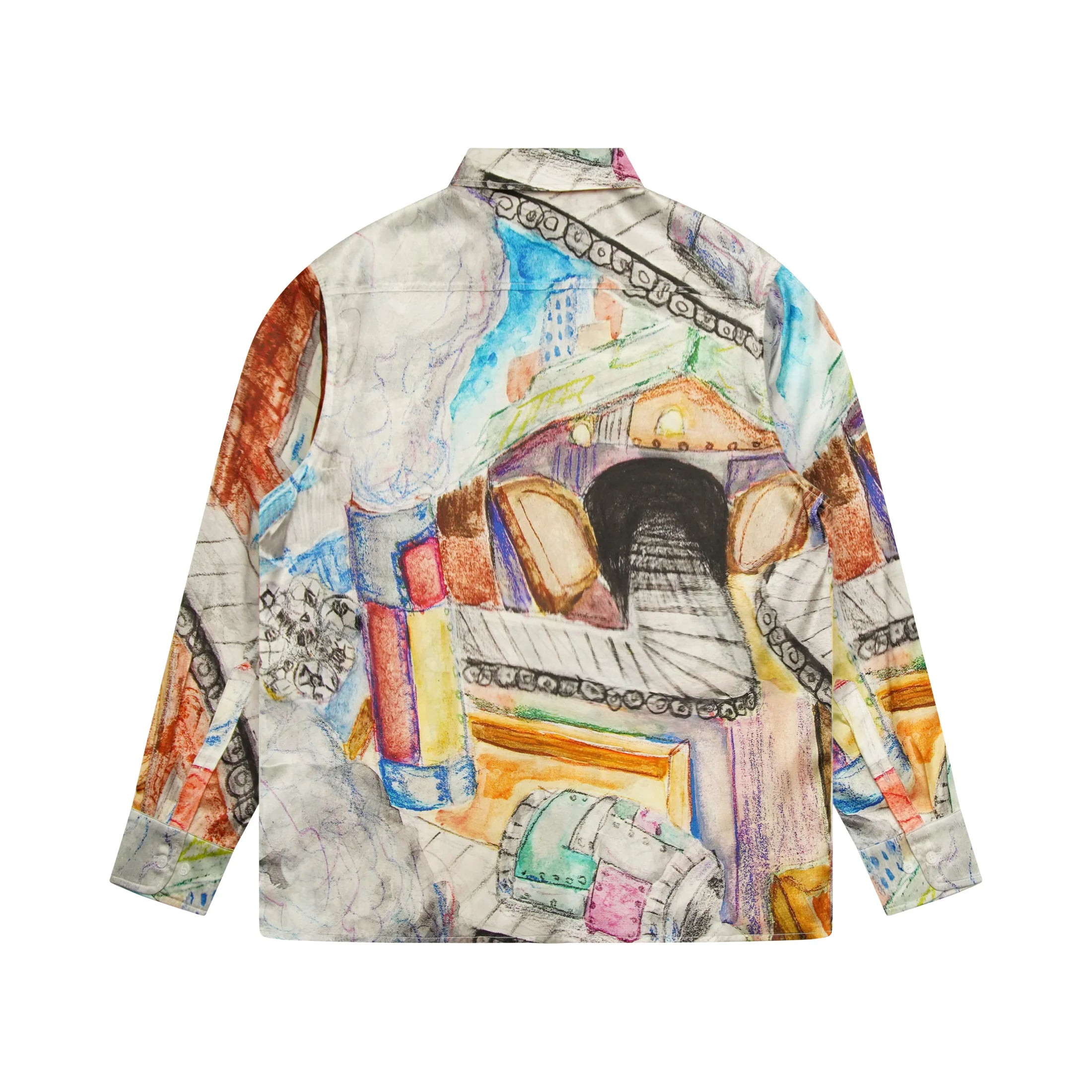 KidSuper Book Page Silk Shirt