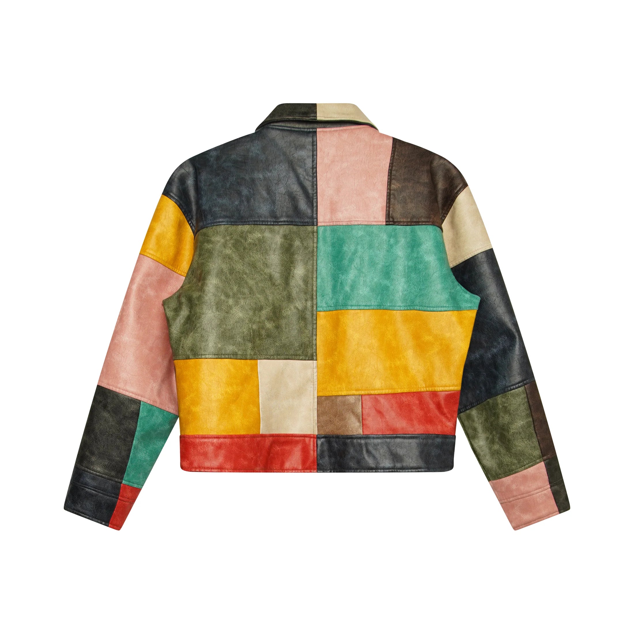KidSuper Patchwork Vegan Leather Jacket