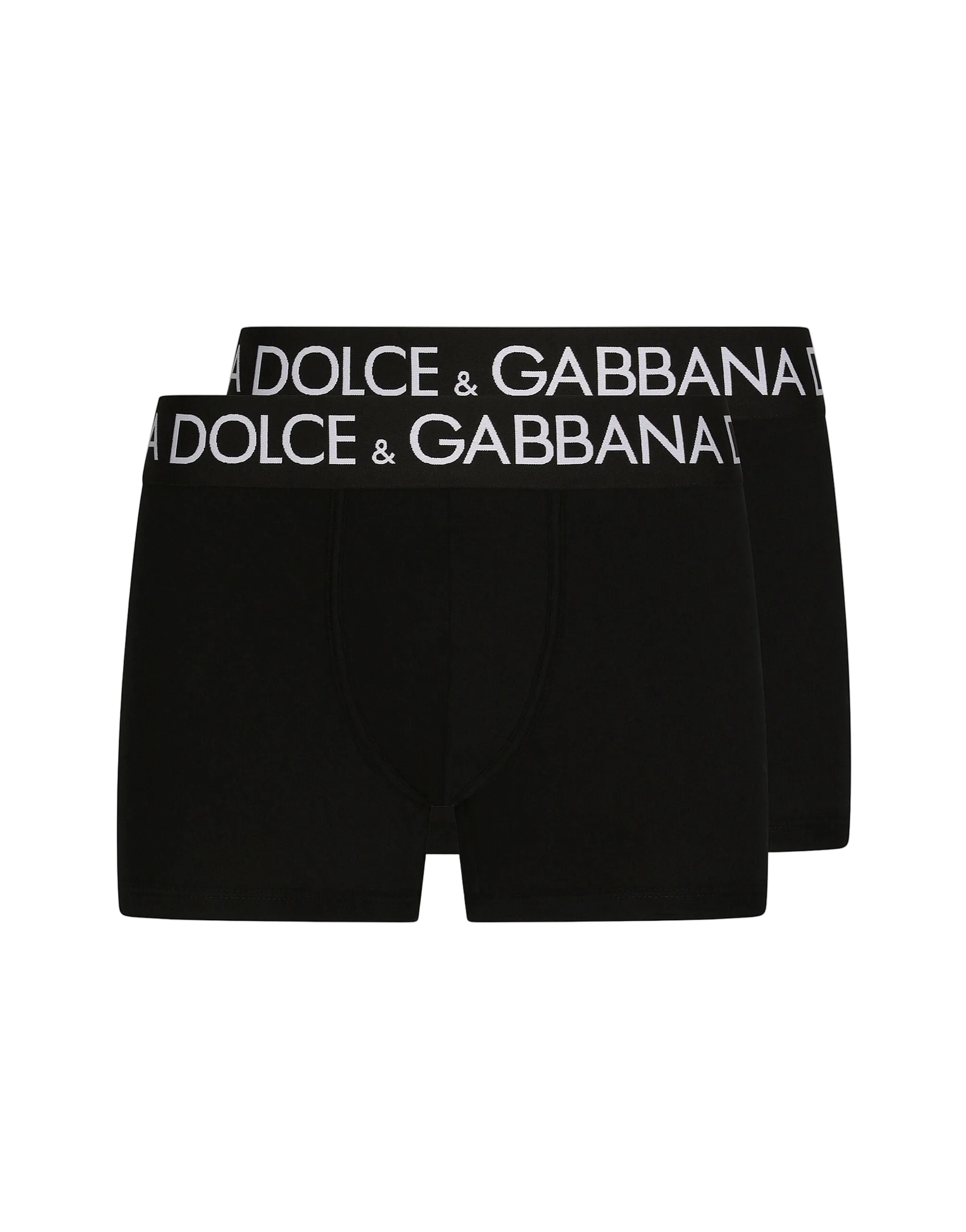 Dolce & Gabbana Black Regular Boxer 2-Pack front