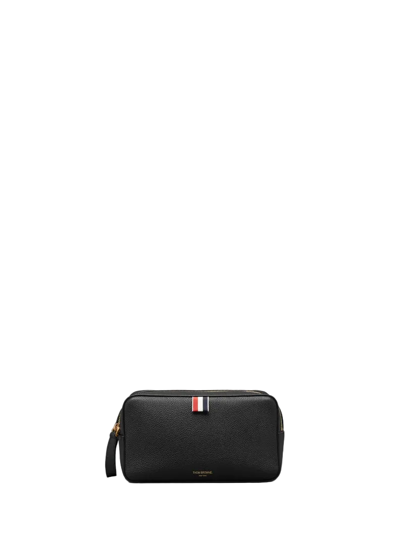 Thom Browne Soft Leather Wash Bag