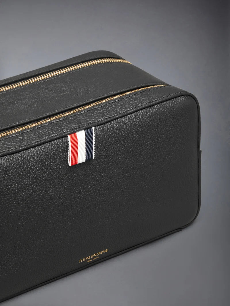 Thom Browne Soft Leather Wash Bag