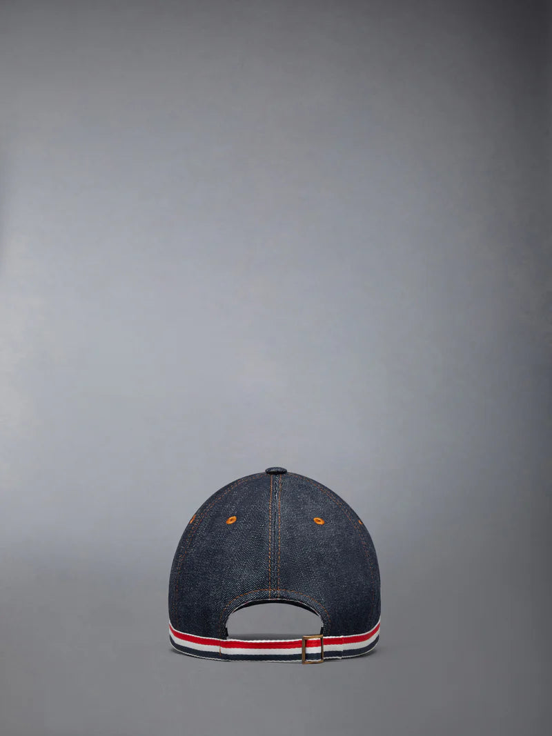 Classic 6 Panel Denim Baseball Cap back