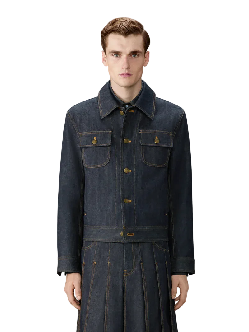 Thom Browne Japanese Selvedge Denim Utility Jacket