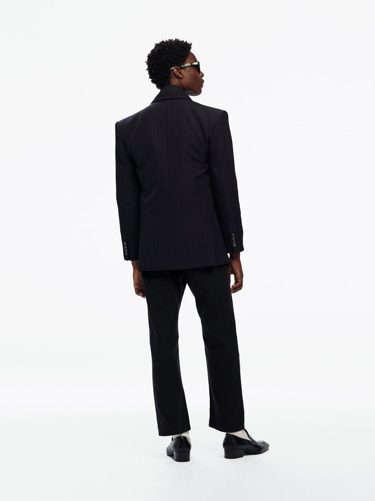 Willy Chavarria Black Manuel Blazer