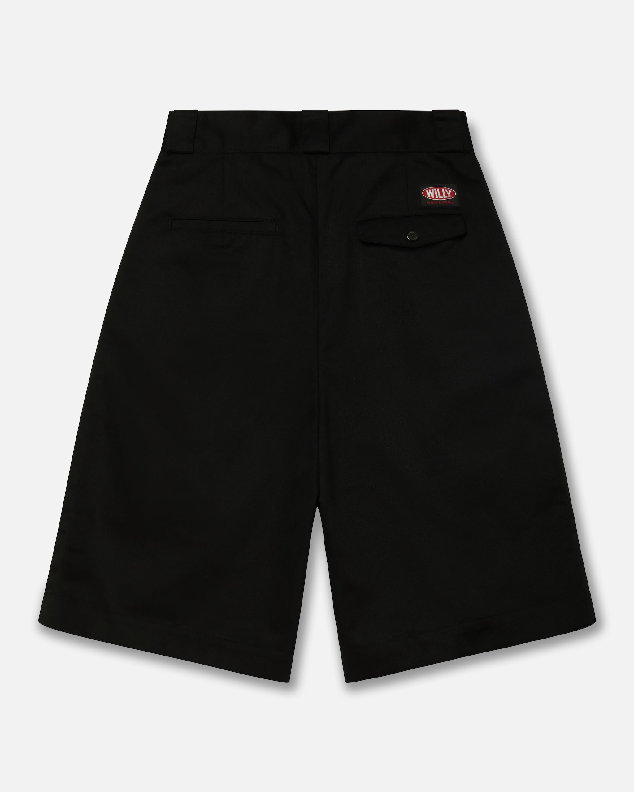 Willy Chavarria Black Borracho Short Flat Back