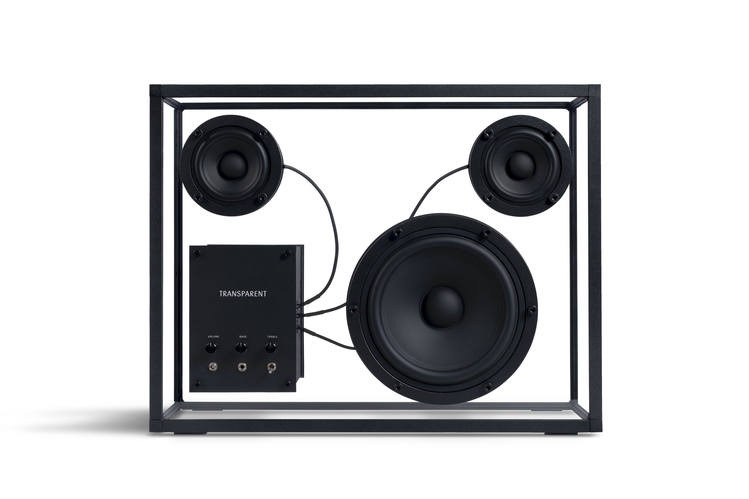 Transparent Black Speaker