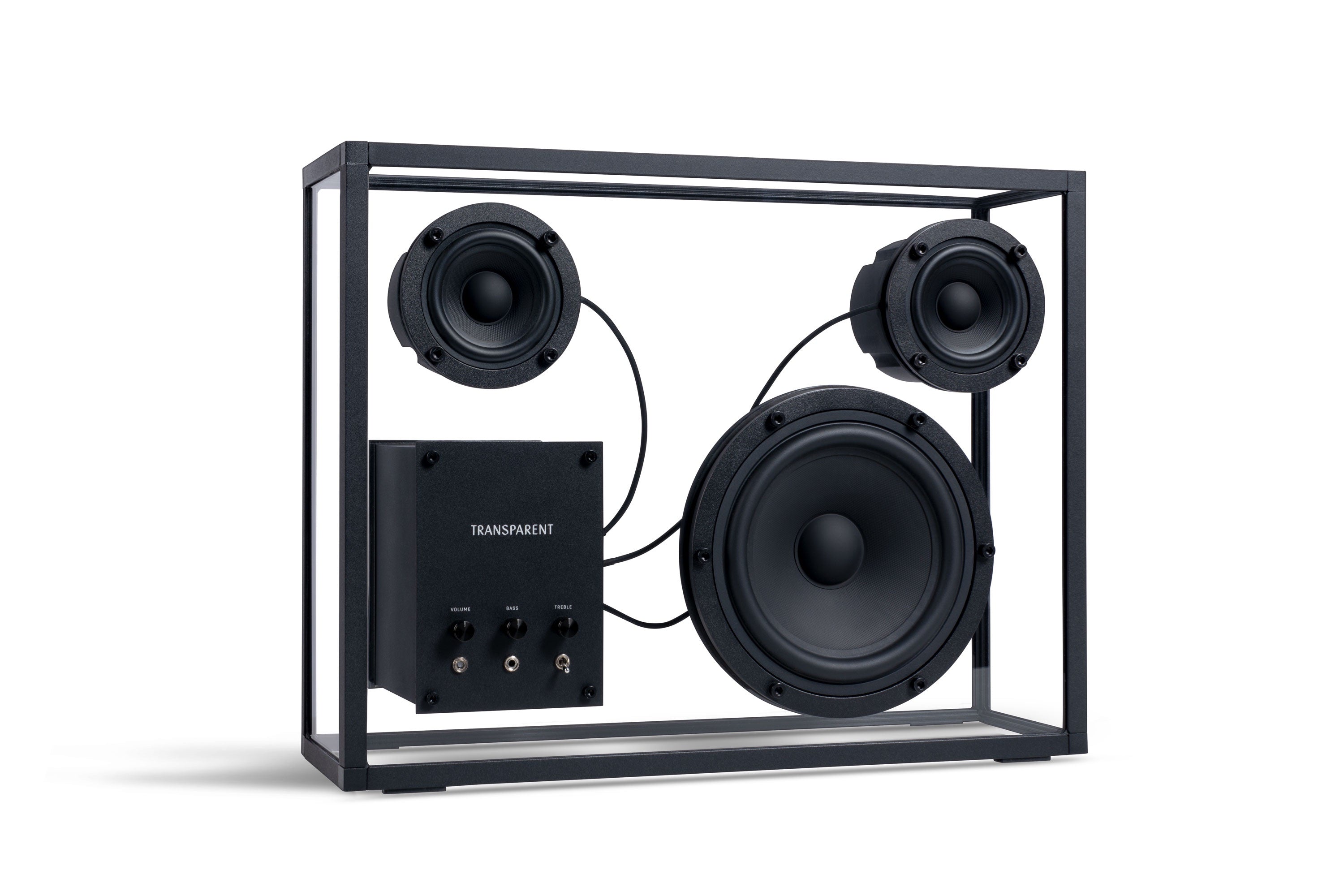 Transparent Black Speaker