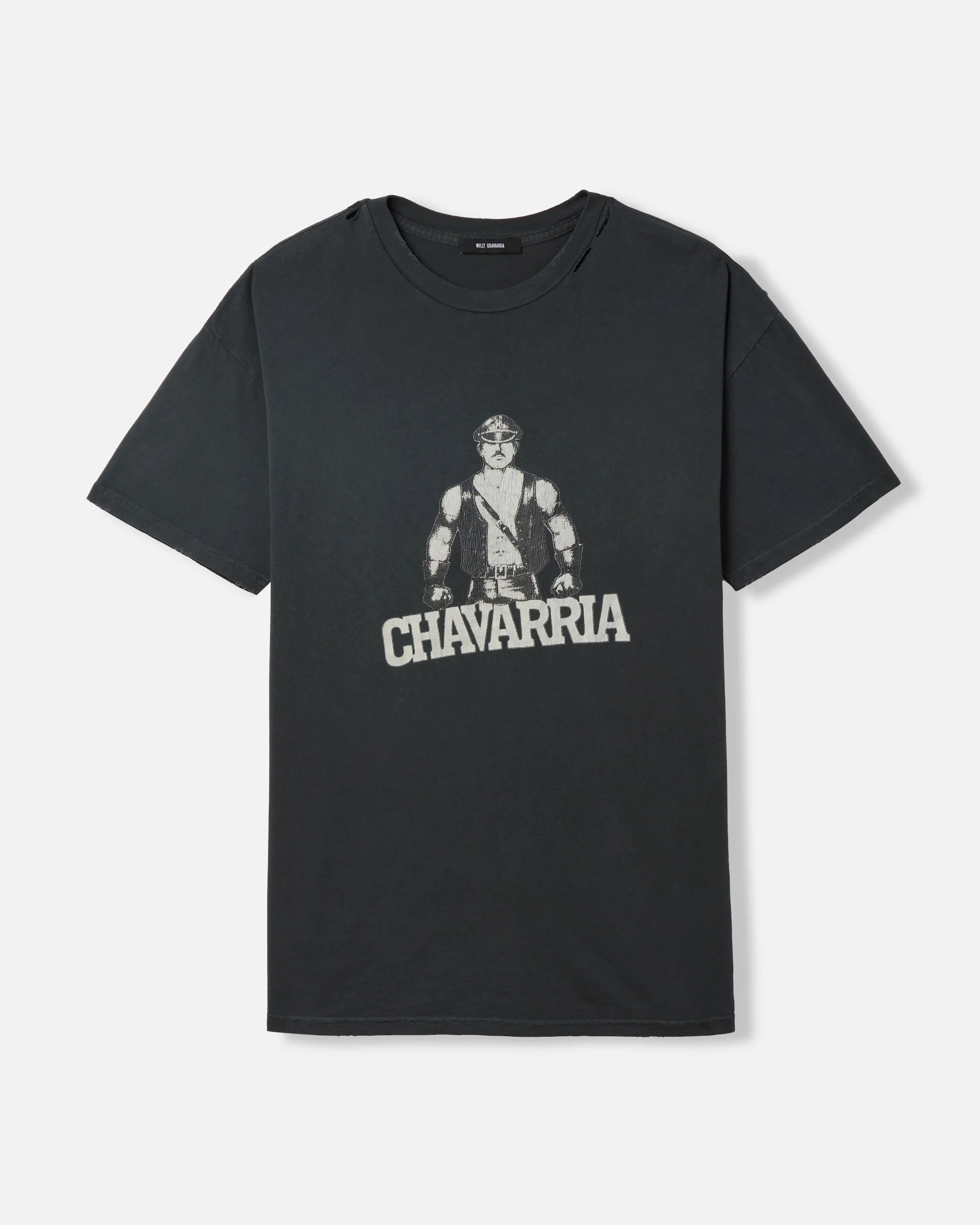 Willy Chavarria Black Leather Daddy Easy Tee