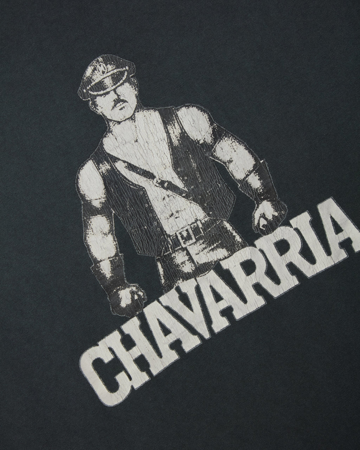 Willy Chavarria Black Leather Daddy Easy T-Shirt
