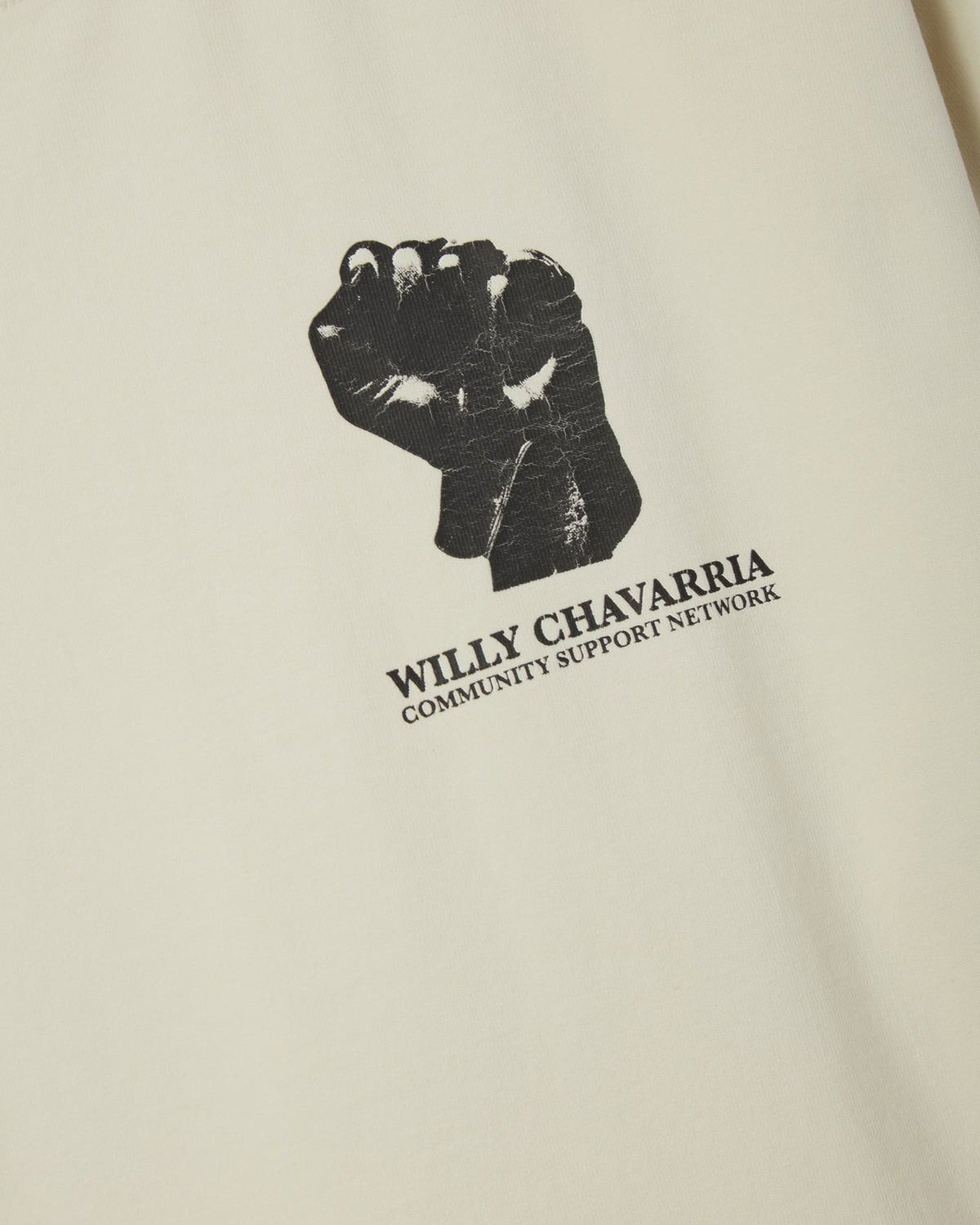 Willy Chavarria Beige Resist,Persist,Exist Buffalo T-Shirt