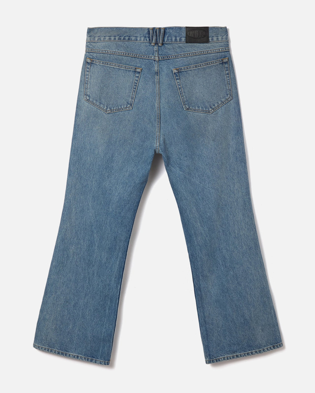 Willy Chavarria Blue Flared Denim Jean