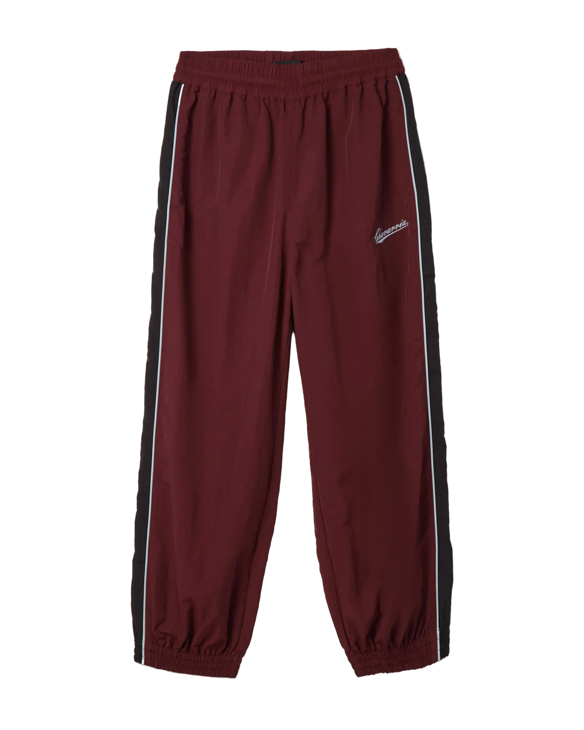 Willy Chavarria Bordeaux Bad Boy Track Pant