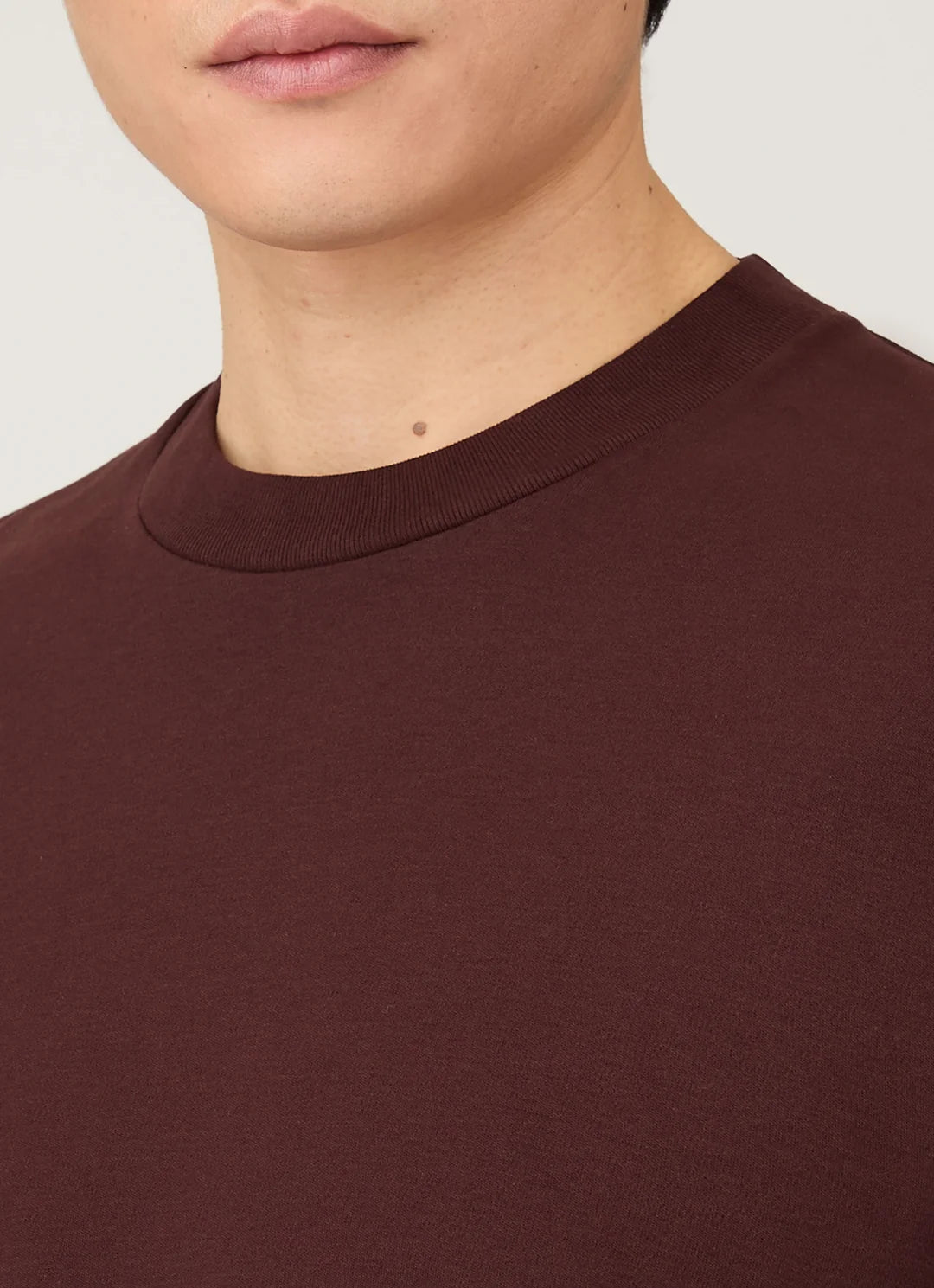Sunspel Heavy Weight Bordeaux T-Shirt