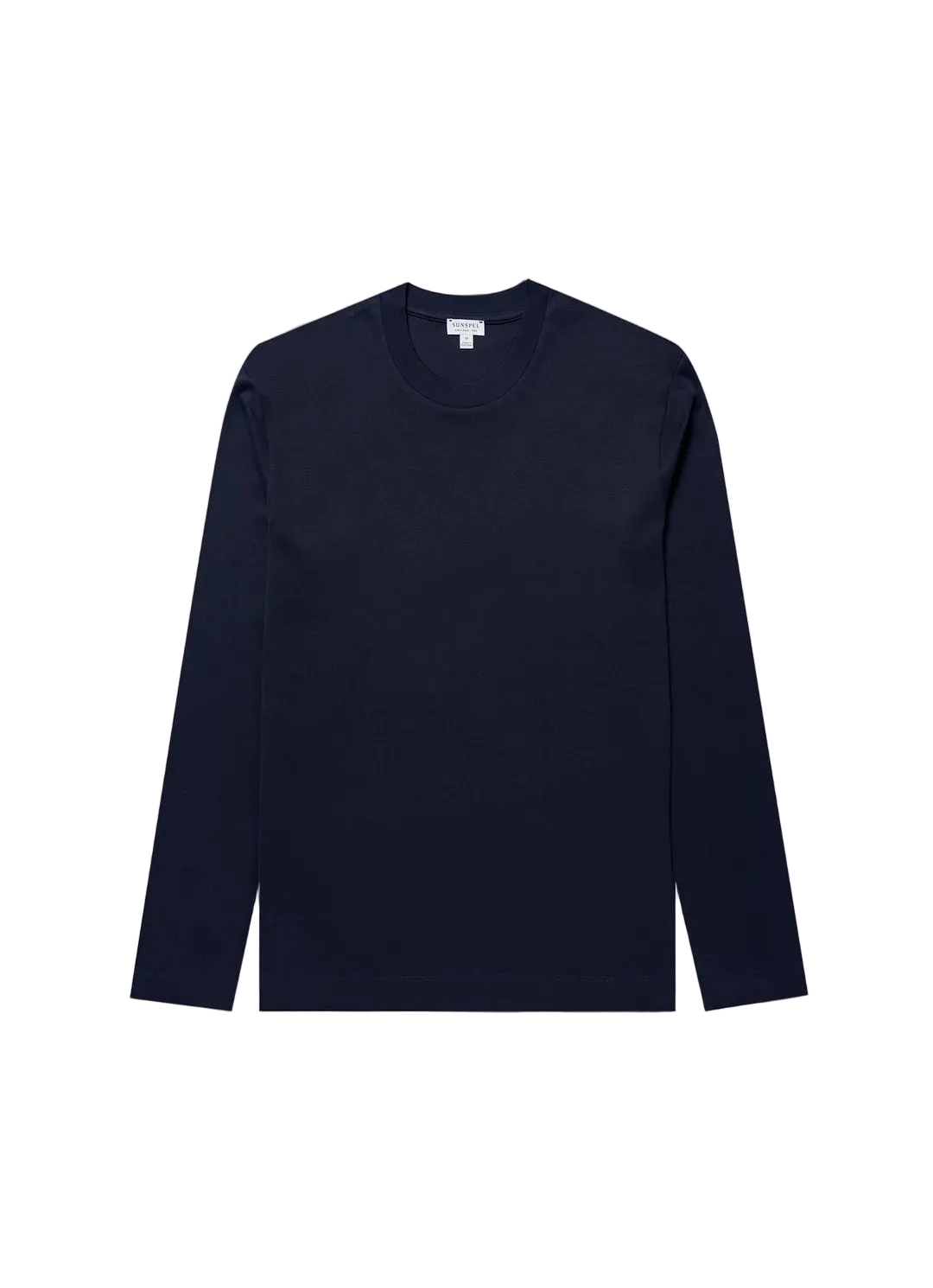 Sunspel Heavy Weight Dk Navy LS Tee