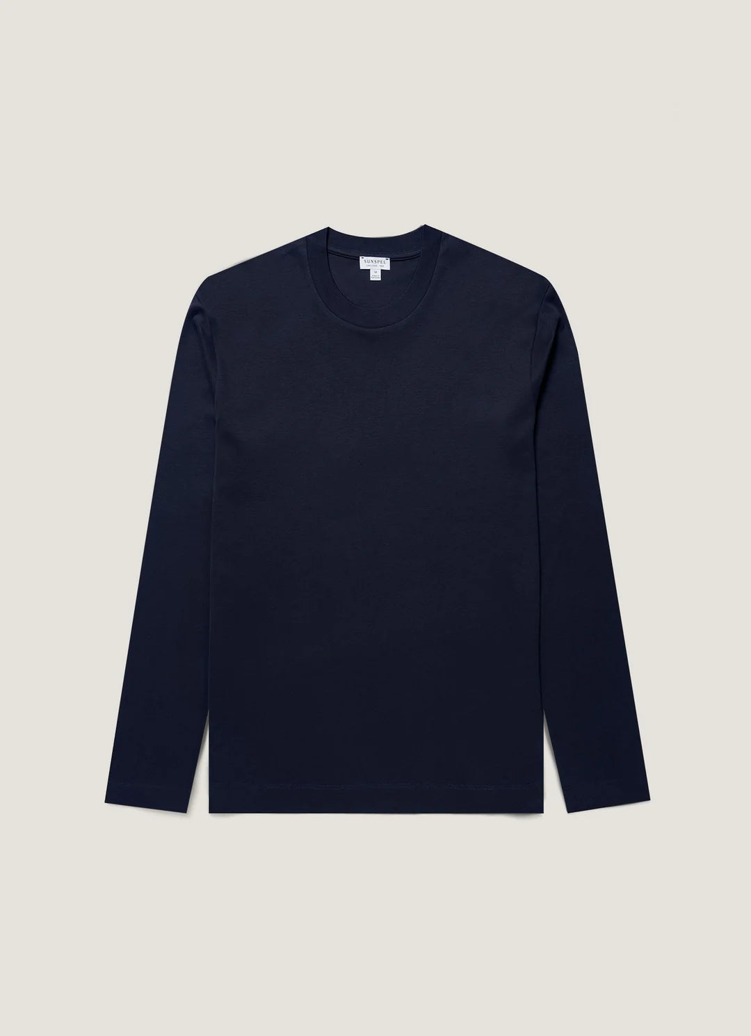 Sunspel Heavy Weight Dk Navy LS Tee