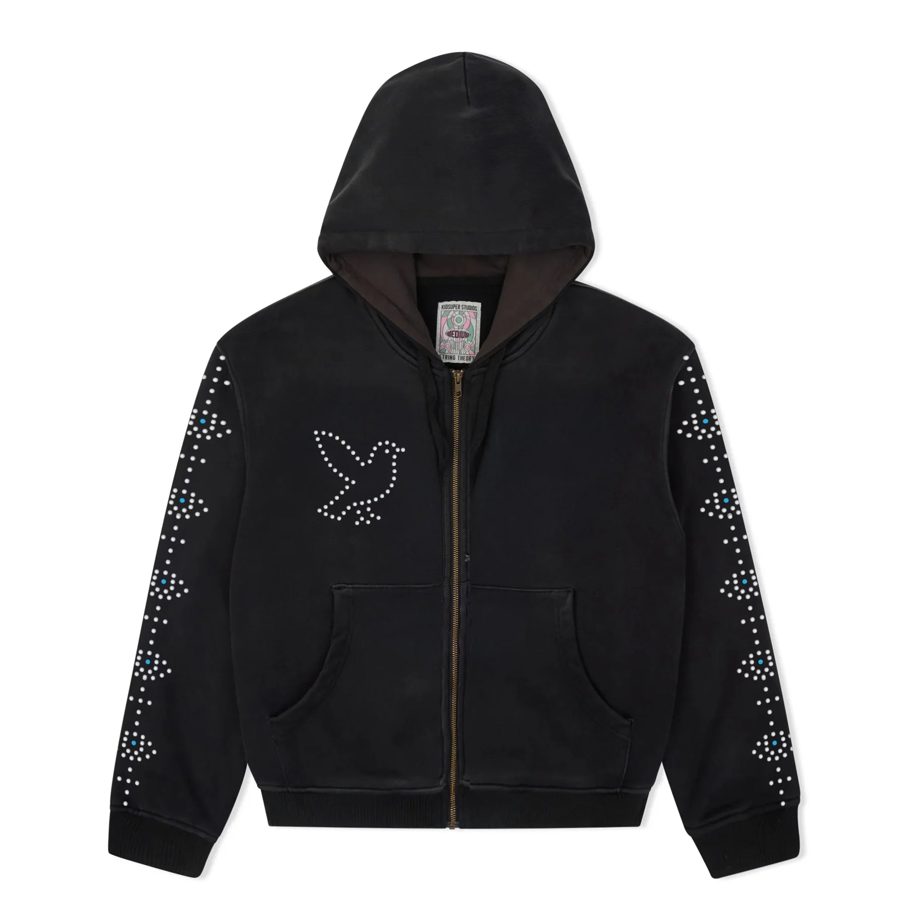 KidSuper Dove & Eye Studded Hoodie
