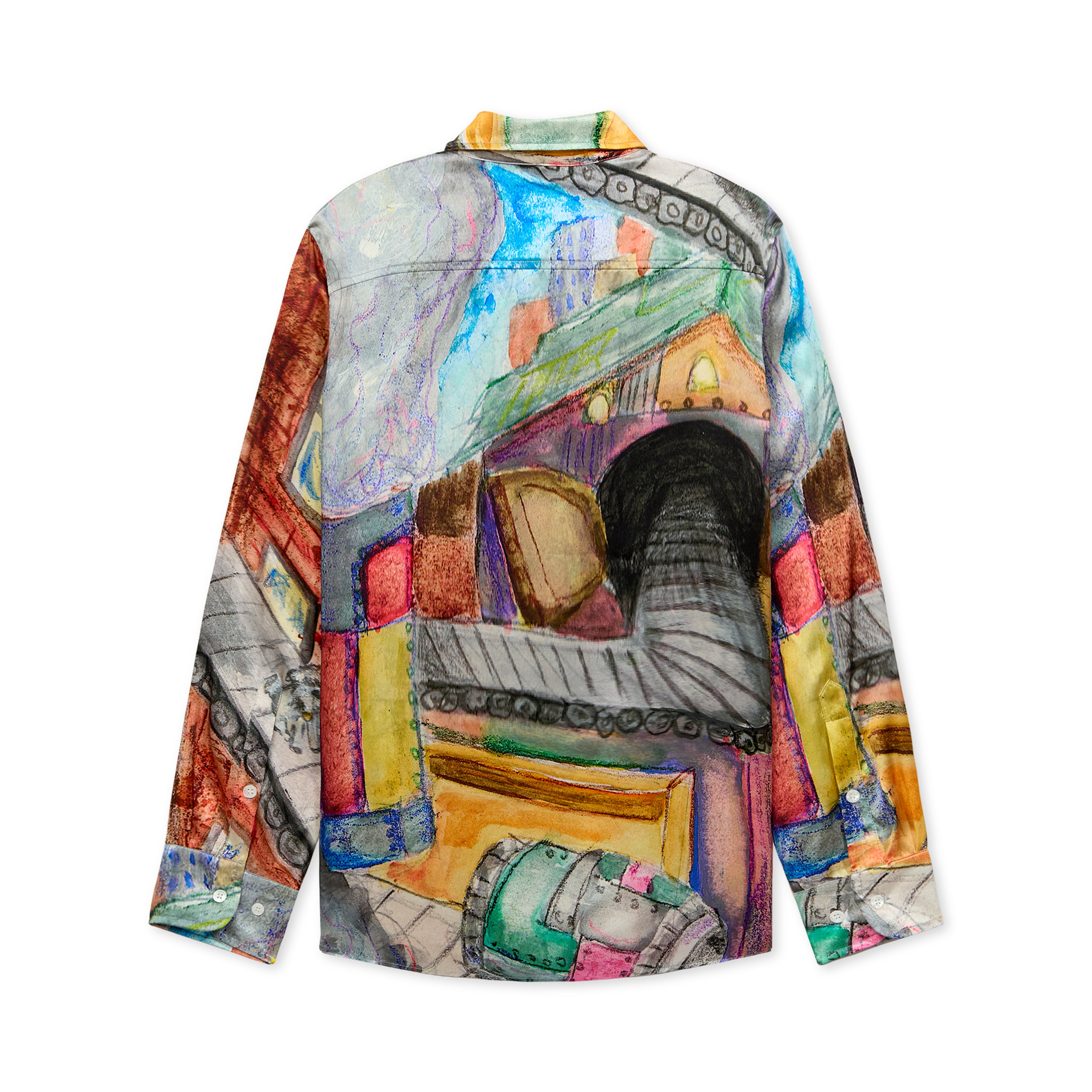 KidSuper Book Page Silk Shirt