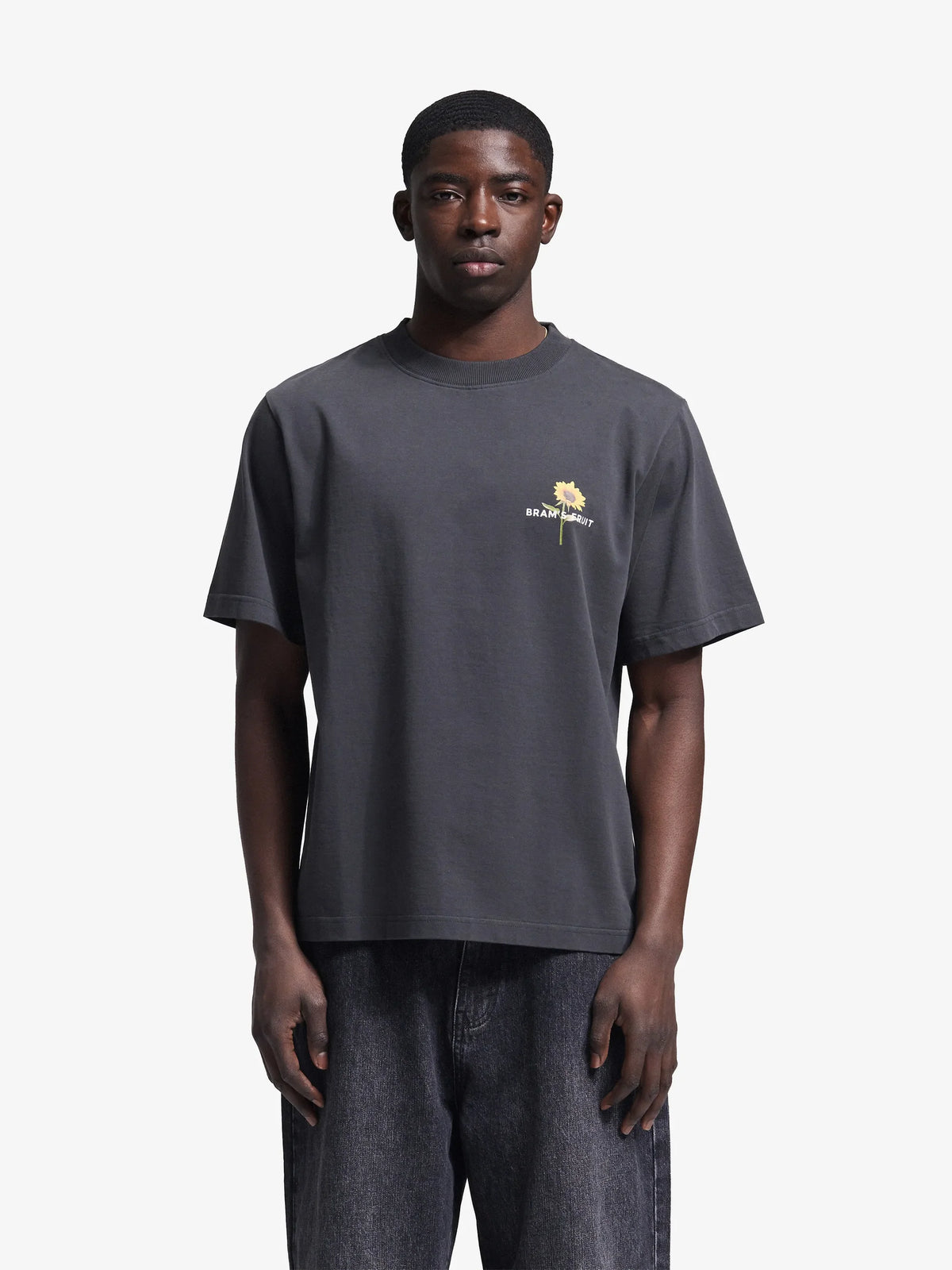 Brams Fruit Black Sunflower T-shirt