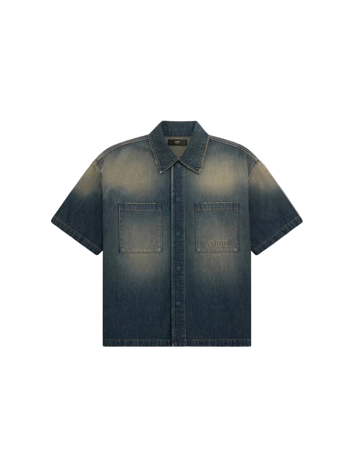 Amiri Sand Denim SS Shirt