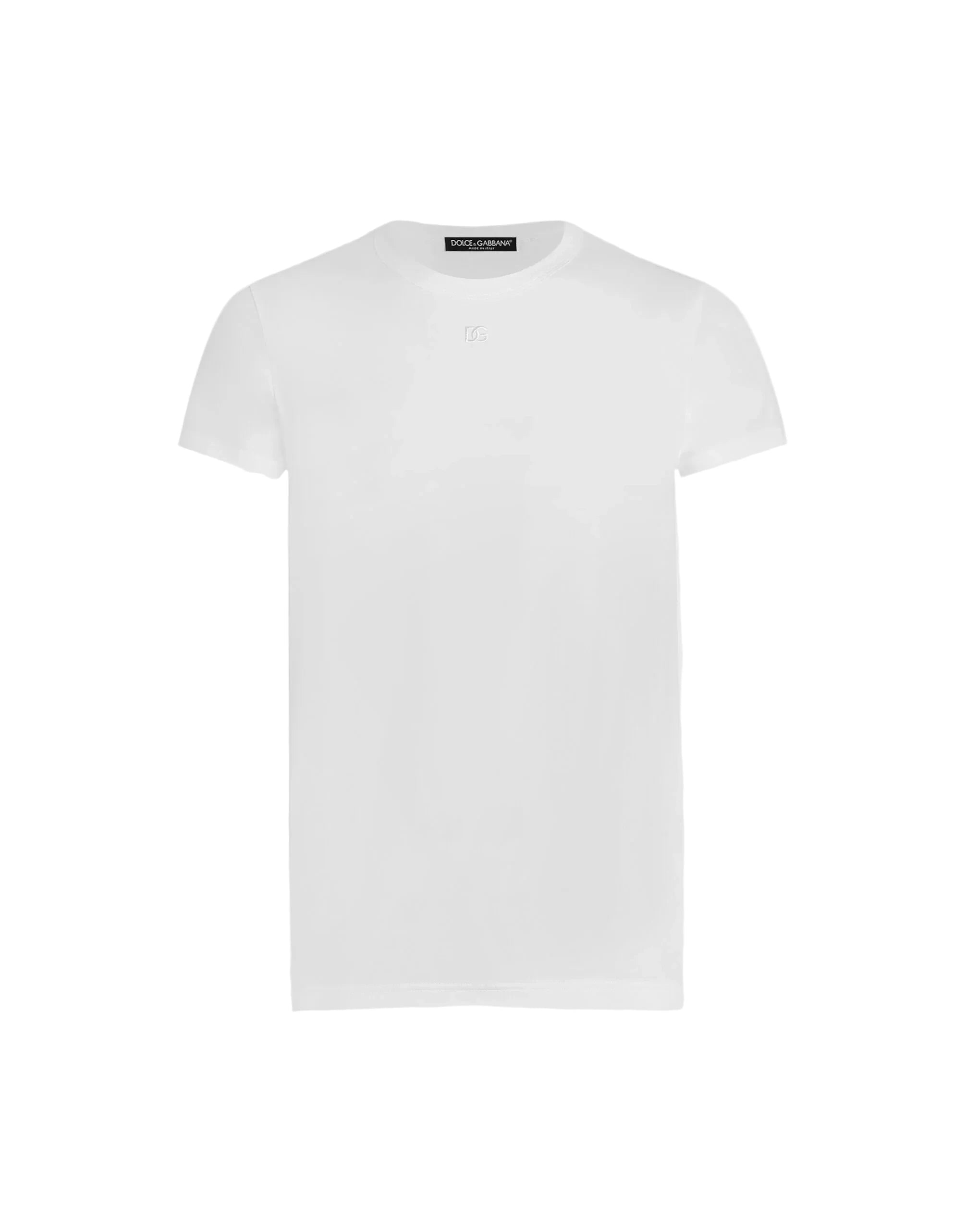 Dolce & Gabbana White Jersey T-shirt