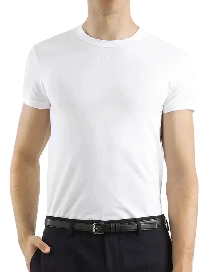 Dolce & Gabbana White Jersey T-shirt