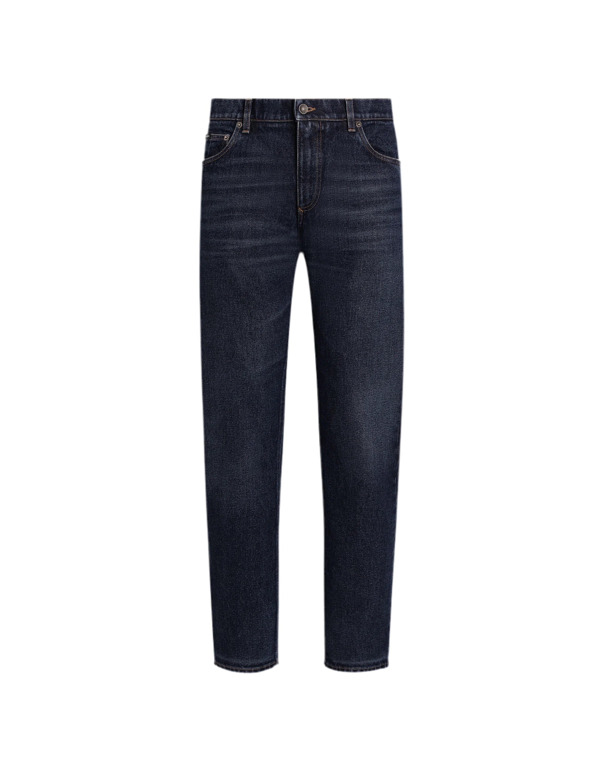 Dolce & Gabbana Blue Placket Denim