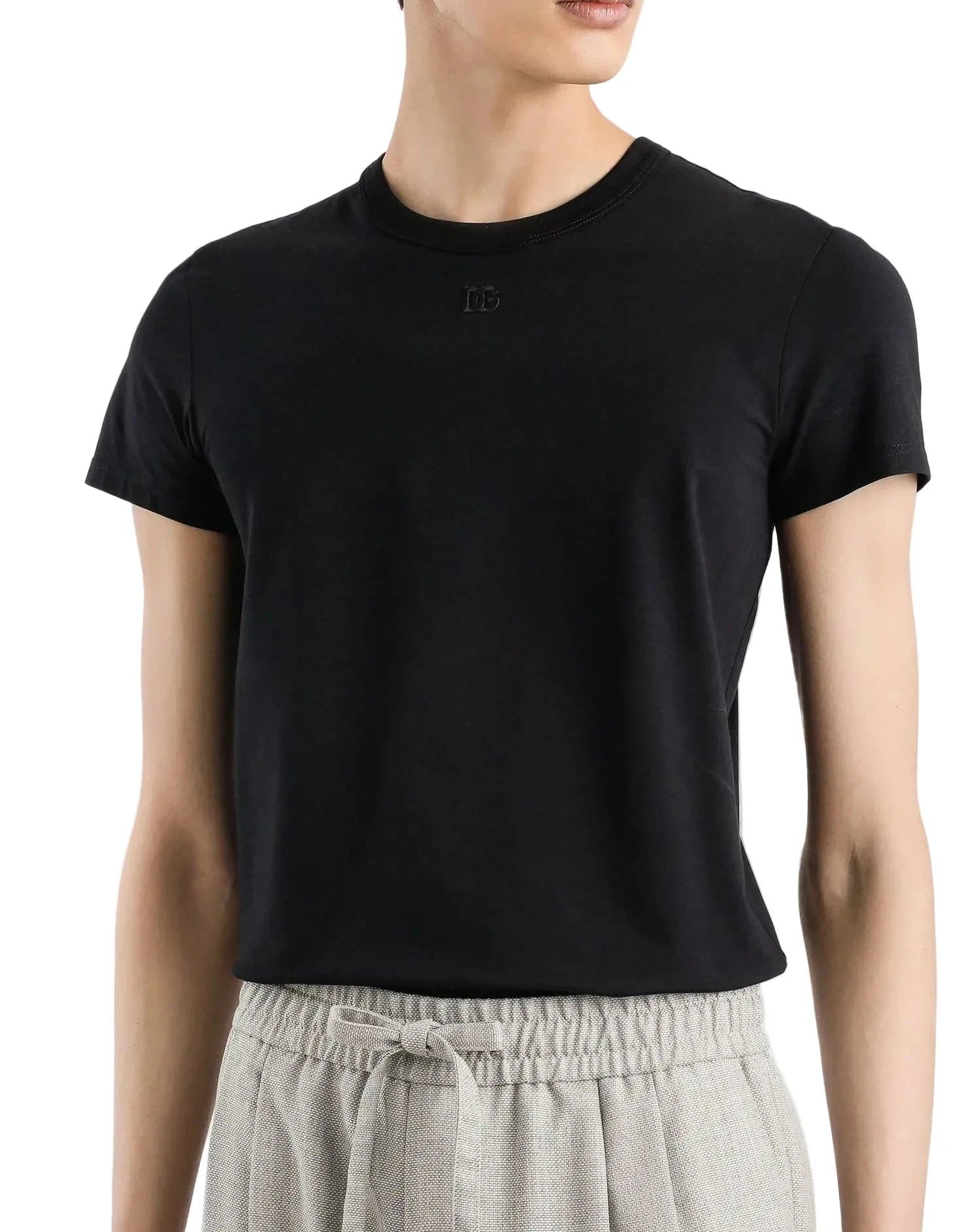 Dolce & Gabbana Black Jersey T-shirt