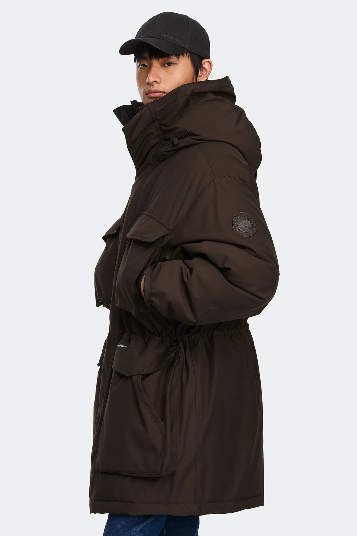 Canada Goose Brown Erie Parka Tonal Disc