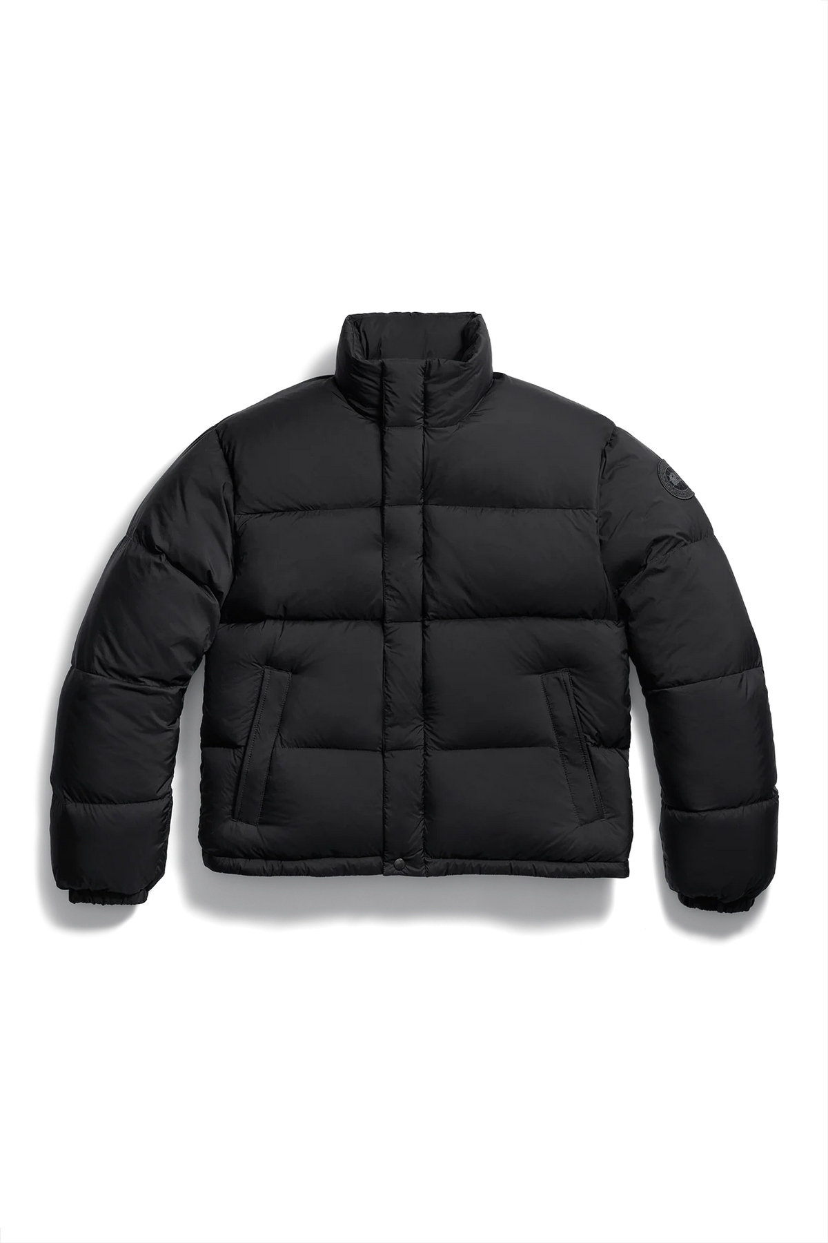 Canada Goose Black Sterling Puffer Jacket Tonal Disc