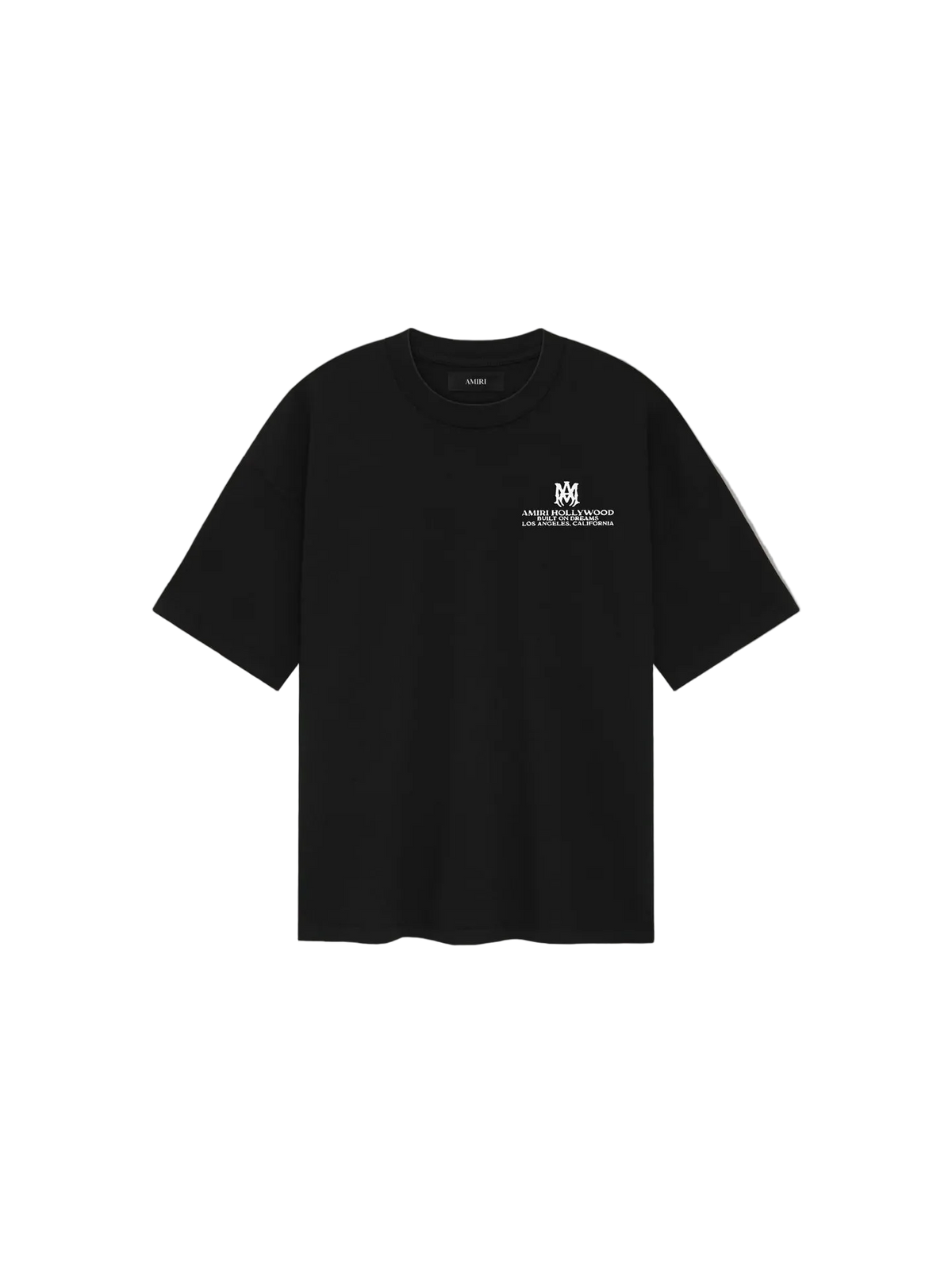 Amiri Black Built On Dreams Os Tee