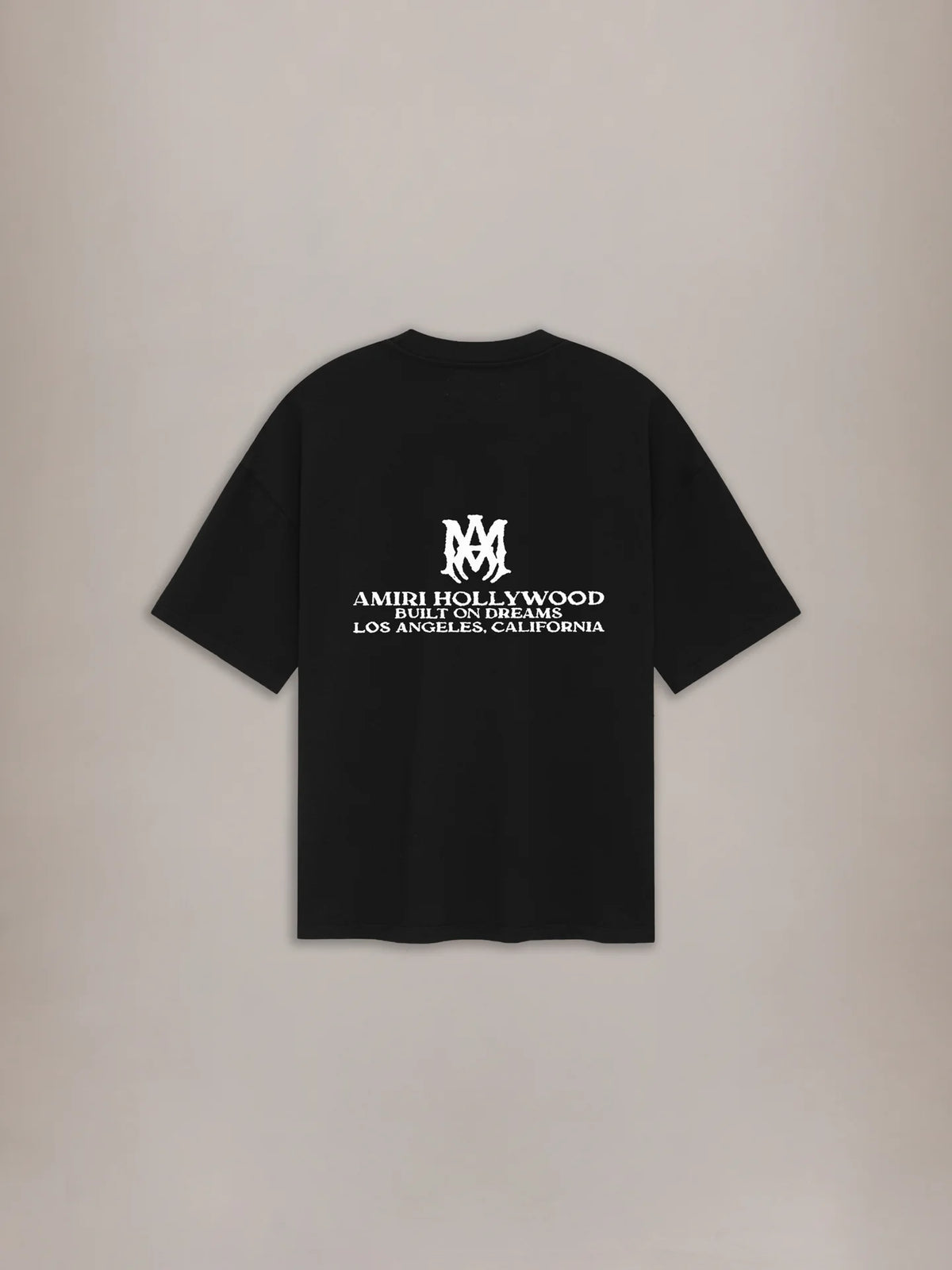 Amiri Black Built On Dreams Os T-Shirt
