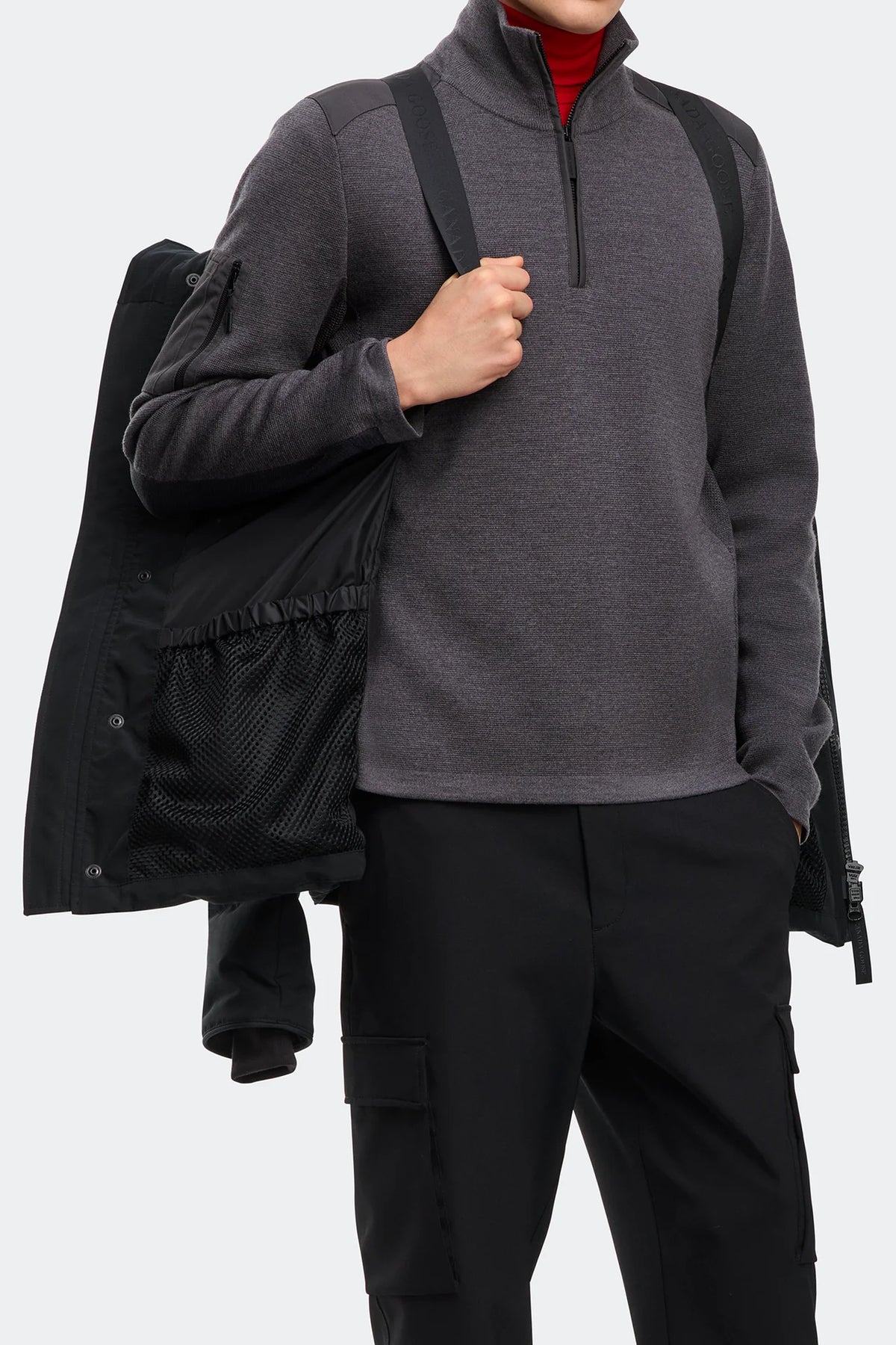 Canada Goose Black Wyndham Parka- CR Black Label