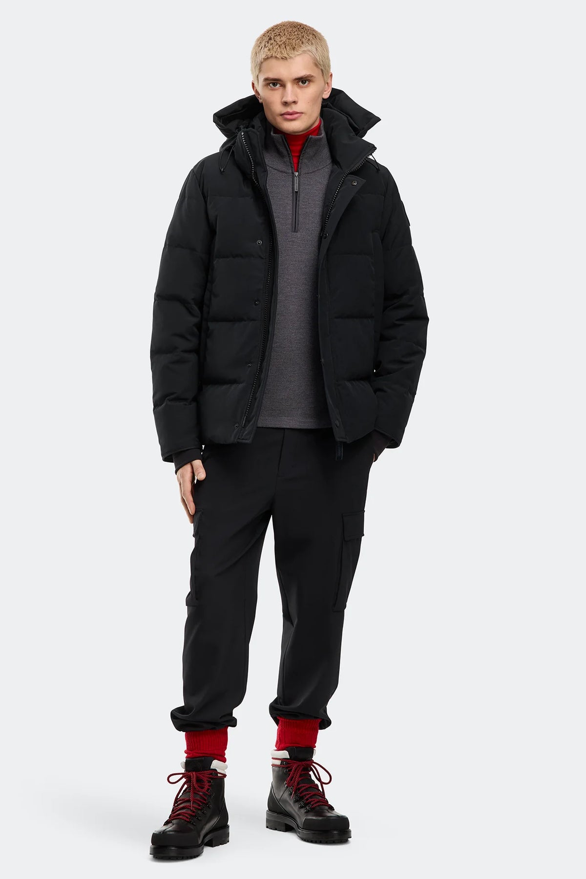 Canada Goose Black Wyndham Parka- CR Black Label