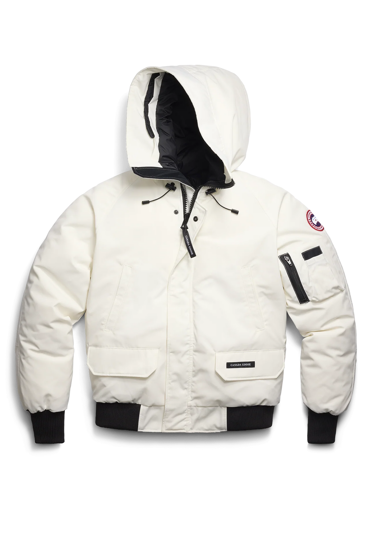 Canada Goose White Chilliwack Bomber