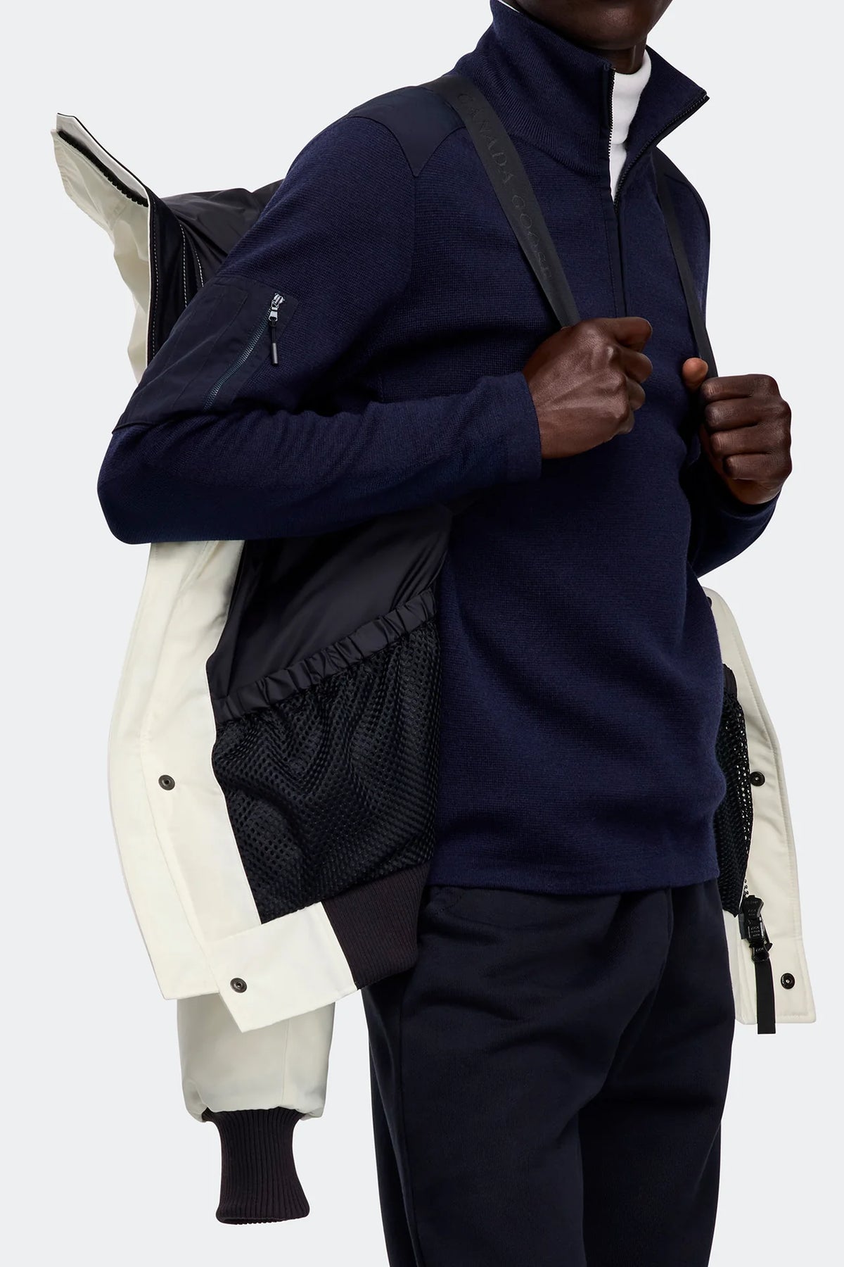 Canada Goose White Chilliwack Bomber