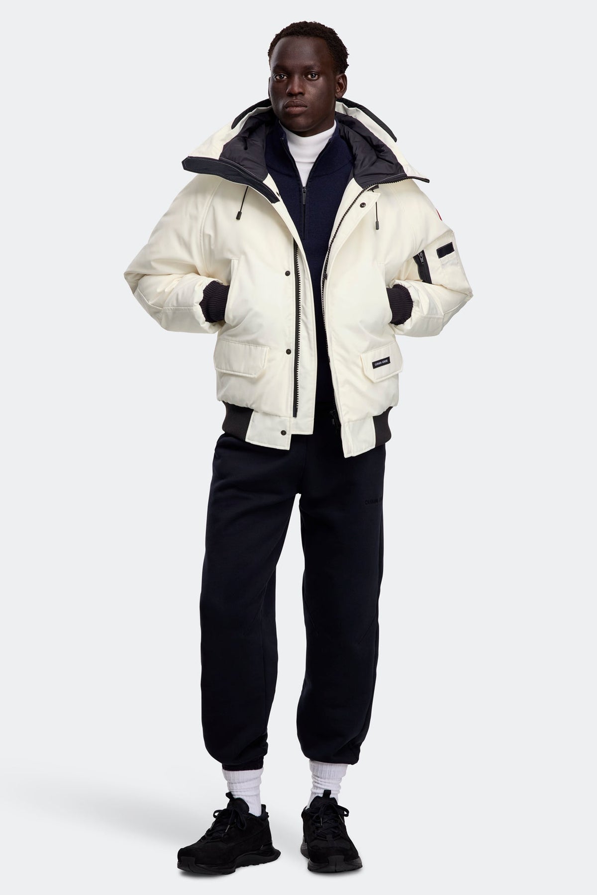 Canada Goose White Chilliwack Bomber