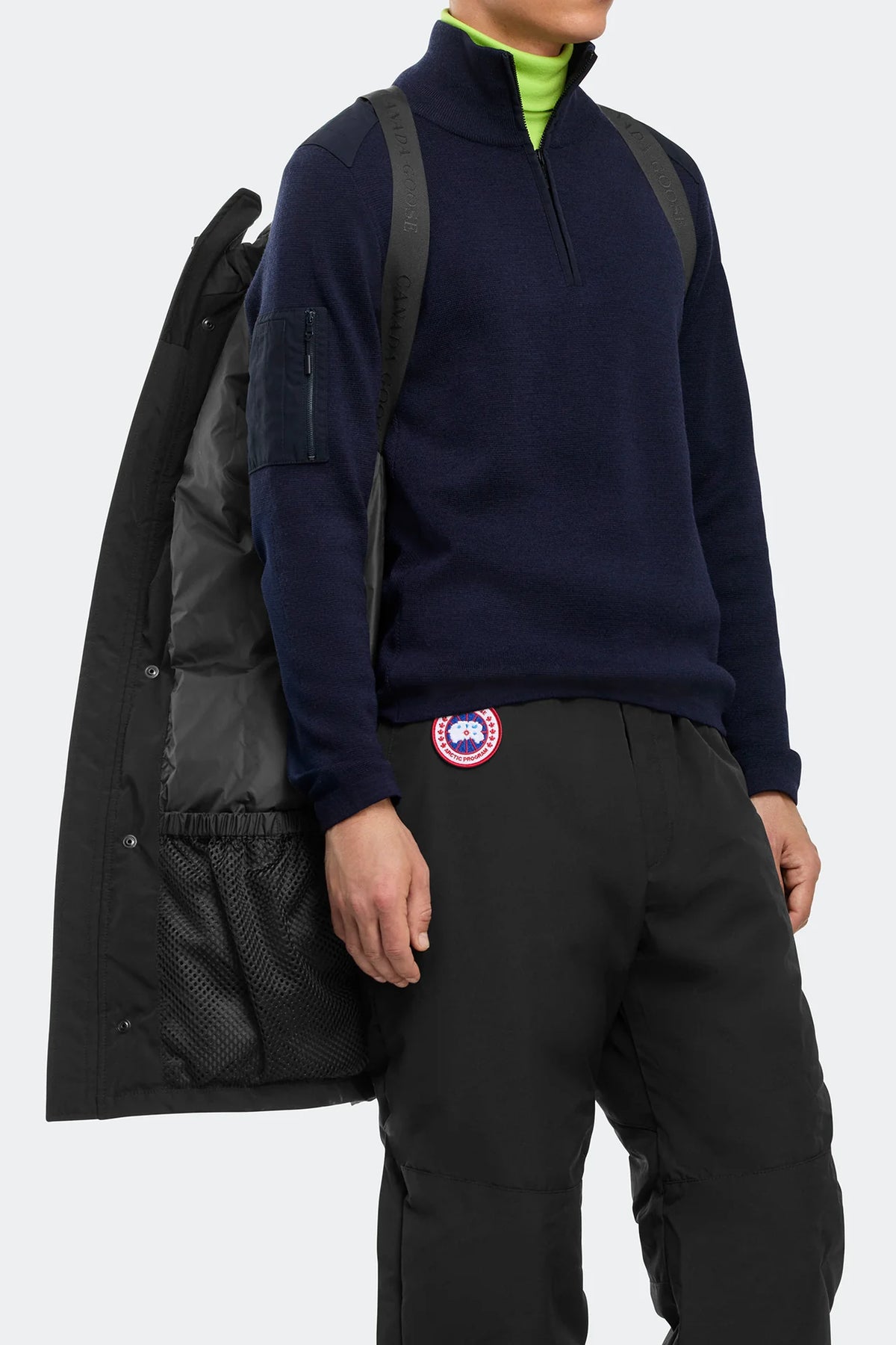 Canada Goose Black Langford Parka- CR Black Disc