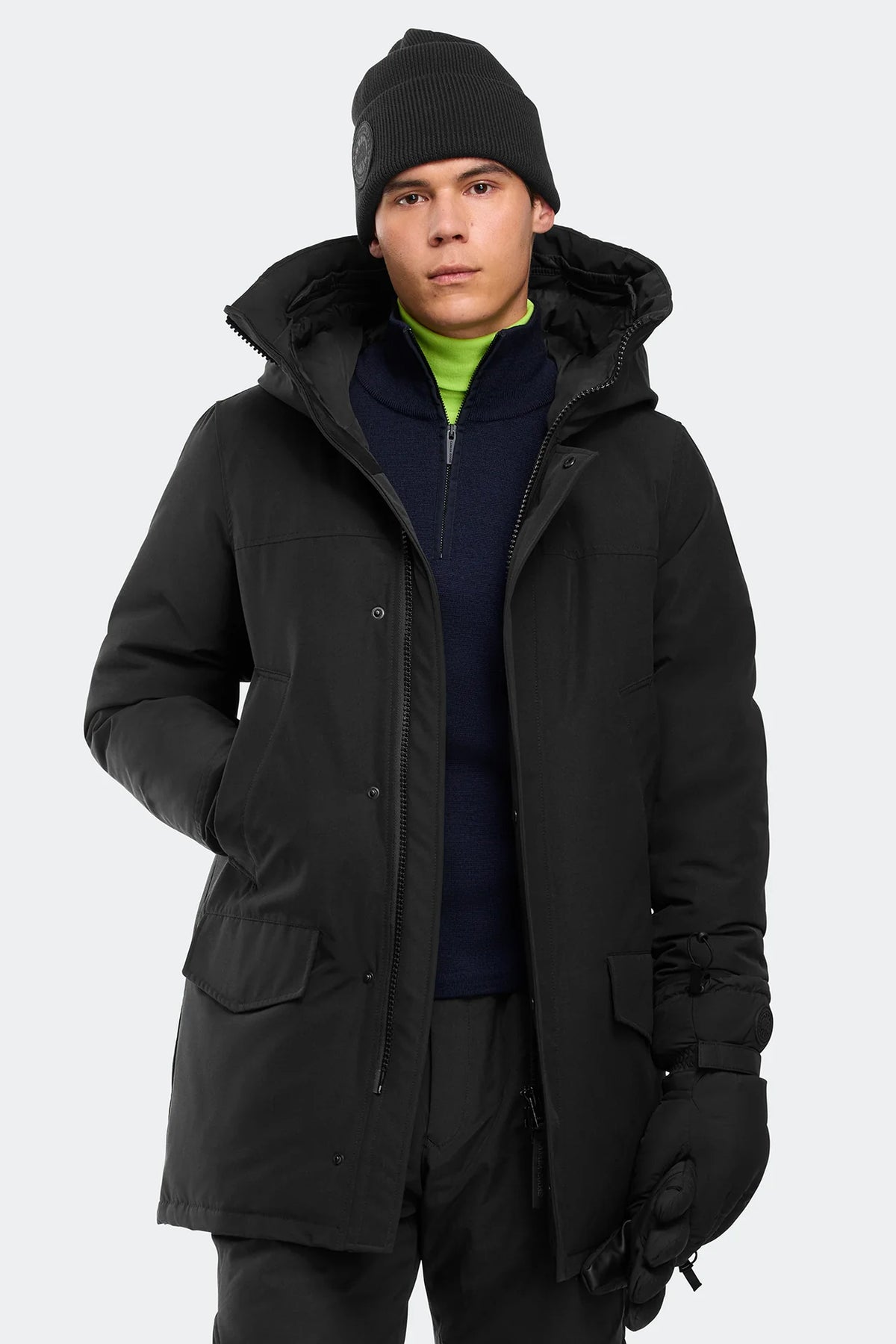 Canada Goose Black Langford Parka- CR Black Disc