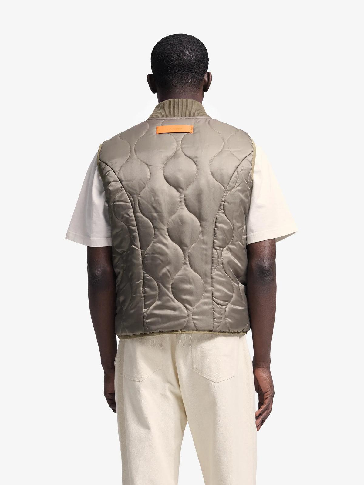 Brams Fruit Green Reversible Padded Vest