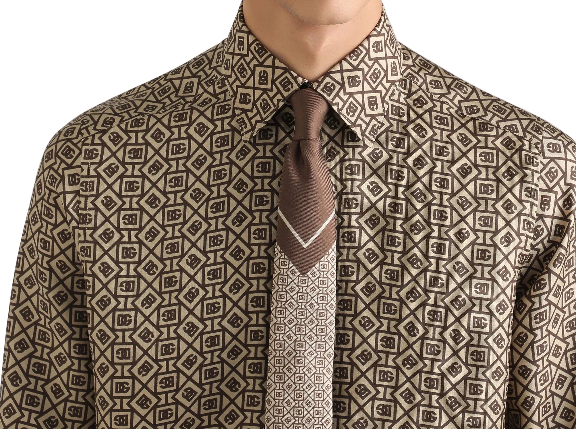 Dolce & Gabbana Silk Printed Shirt