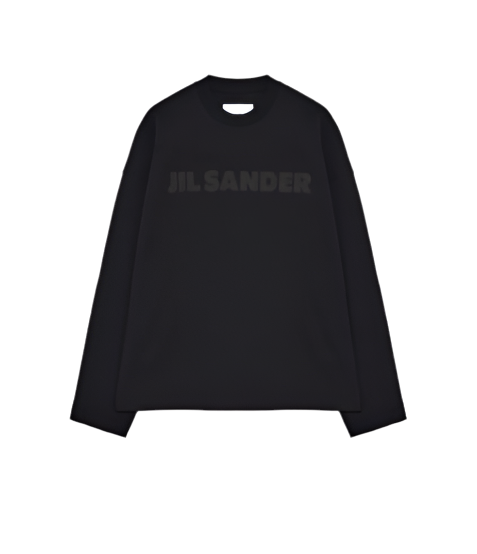 Jil Sander Black Crew Neck Long Sleeve
