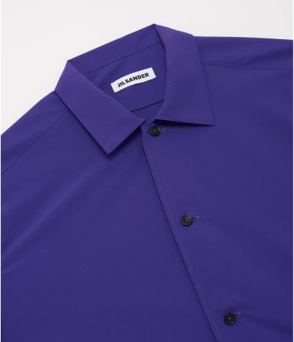Jil Sander Purple Water Repellent Shirt