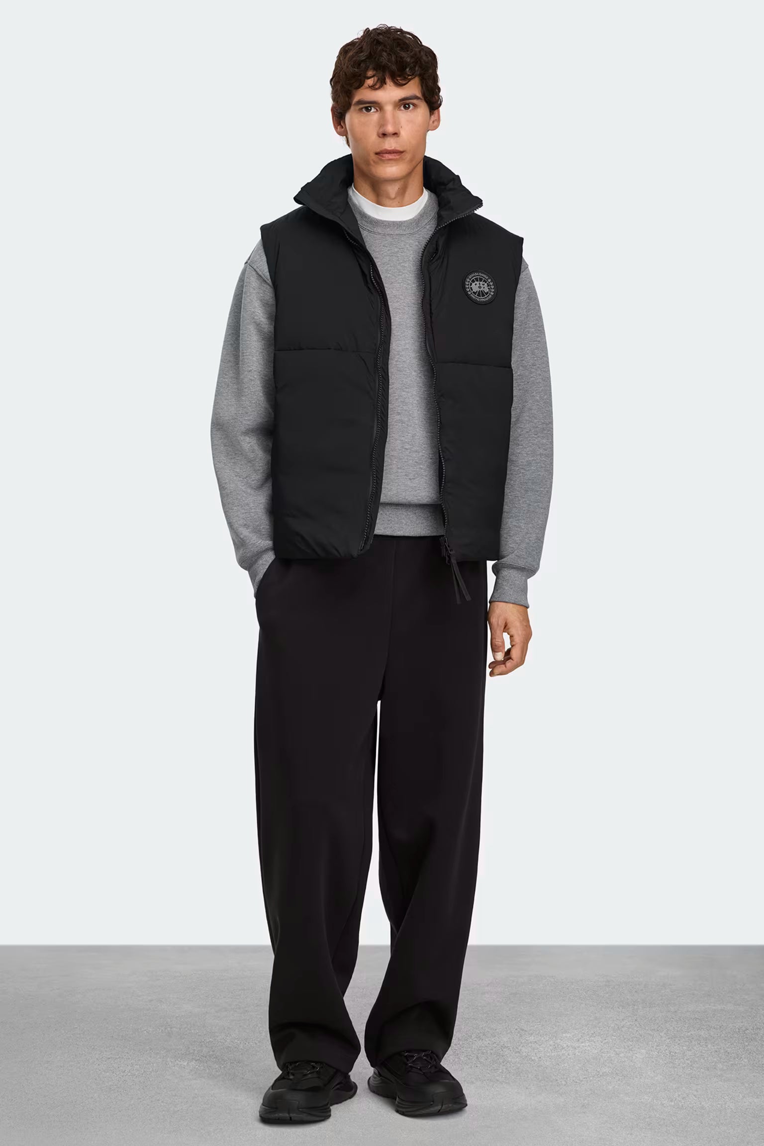 Canada Goose Black Disc Lodge Vest full model front