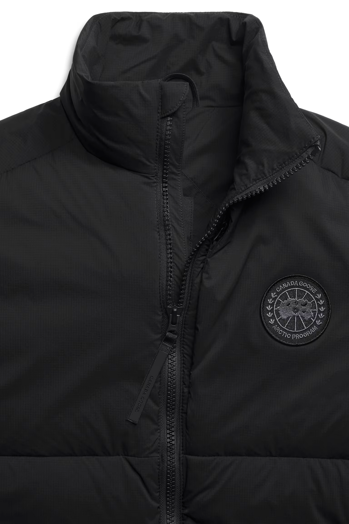 Canada Goose Black Disc Lodge Vest flat detale 