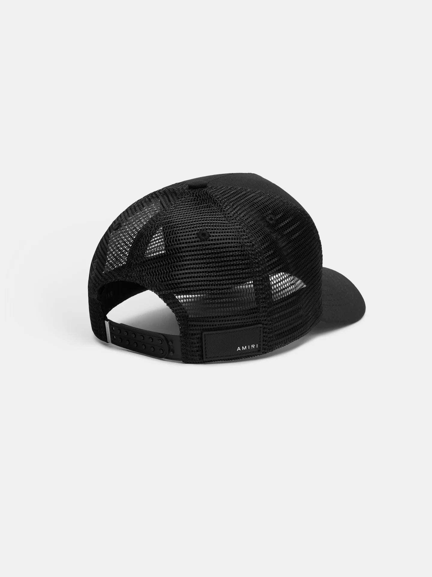 Amiri Ma Logo Black White Trucker Hat back