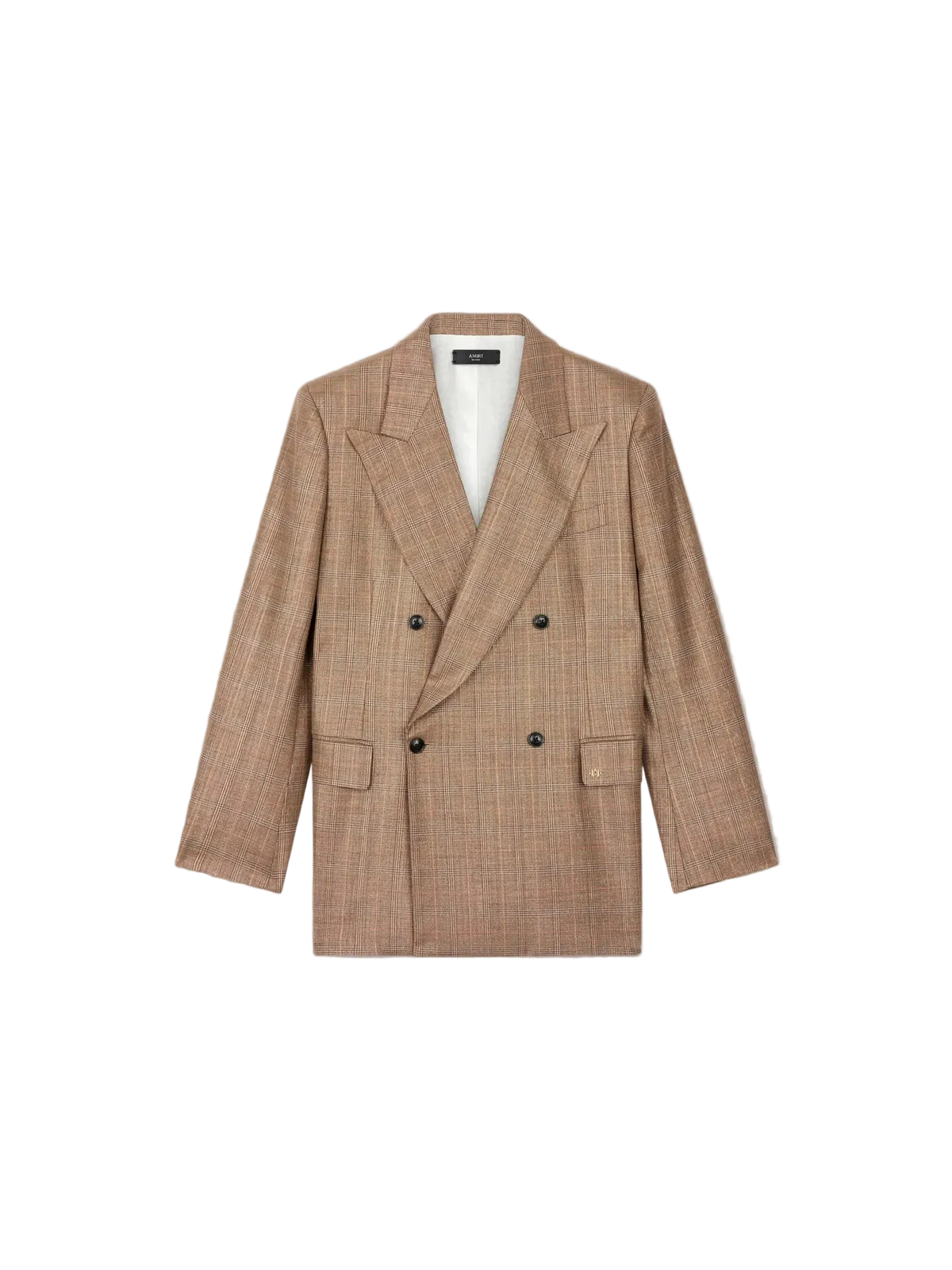 Amiri Coffe Db Notch Lapel Lurex Jkt