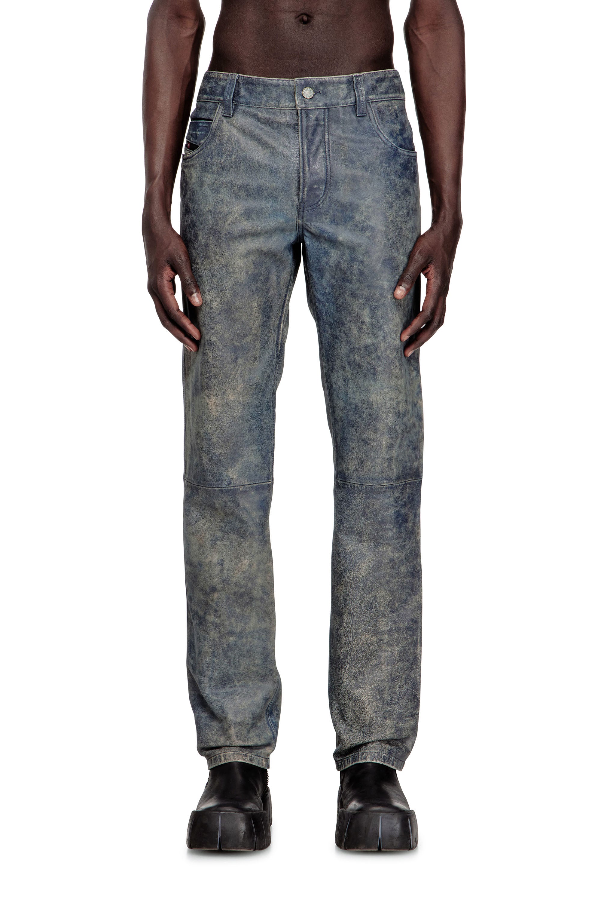 P-Vyll-Qmbw Leather Trousers