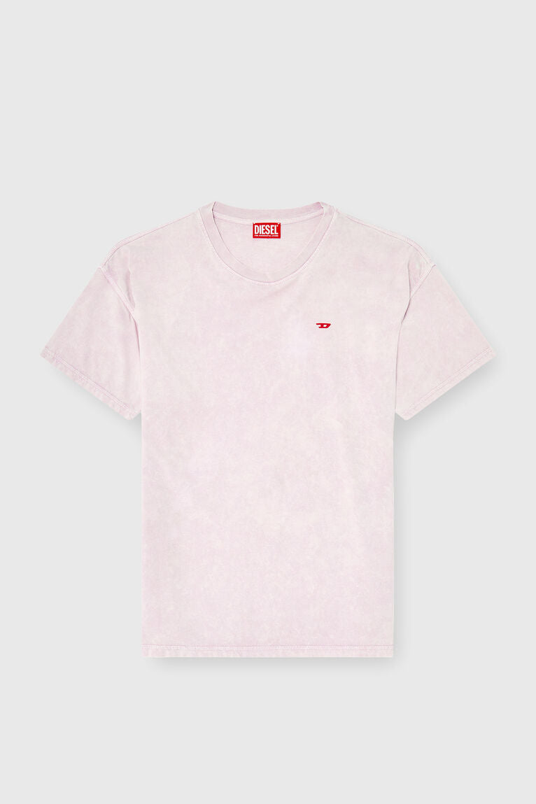 Diesel T-Shirt in Pink mit Box-Schnitt