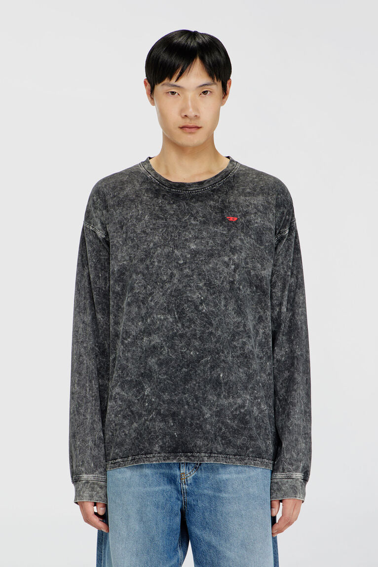 Diesel Grey Boxy LS T-Shirt