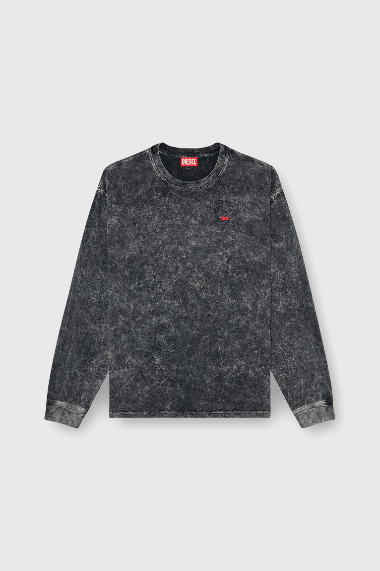Diesel Grey Boxy LS T-Shirt